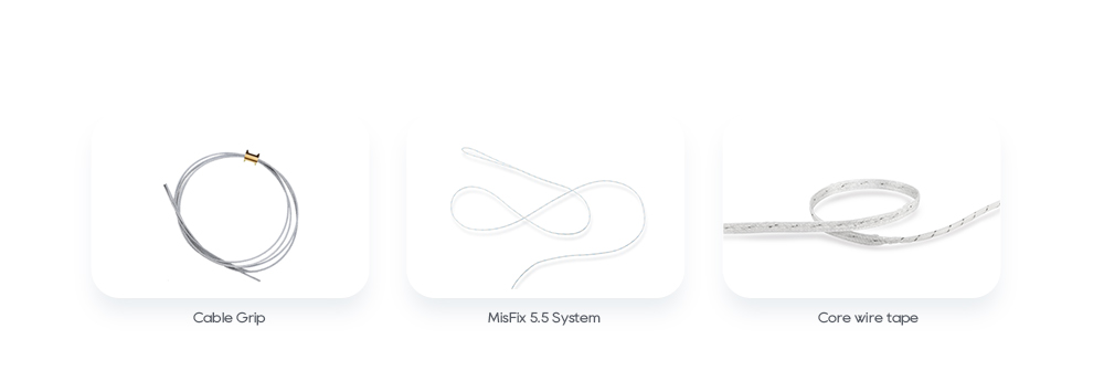 Productos relacionados: Agarre de cable, Sistema MisFix 5.5, Cinta de alambre central