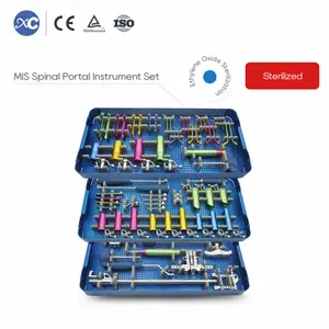 Conjunto de instrumentos de portal espinal MIS para cirugía de columna mínimamente invasiva