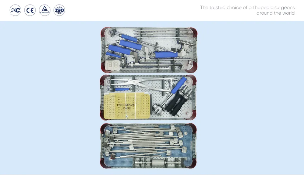 Conjunto de instrumentos completo para el sistema de fijaci&oacute;n de fusi&oacute;n anterior
