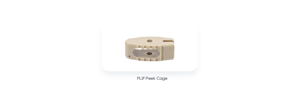 Bandejas para el conjunto de instrumentos de jaula lumbar PLIF PEEK y jaula de fusi&oacute;n intersom&aacute;tica lumbar posterior