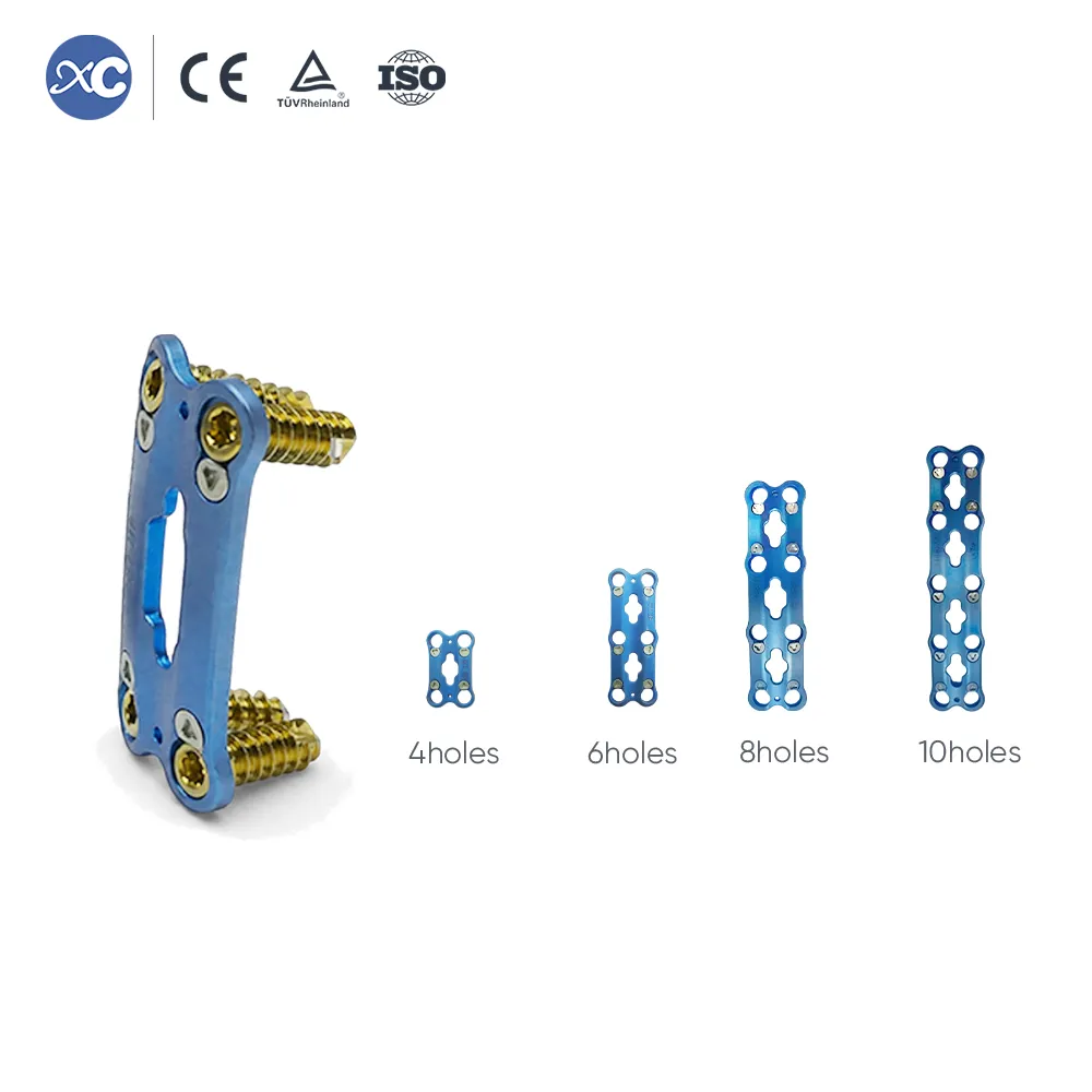 Sistema de placa cervical anterior ultrafina de 0,8 mm