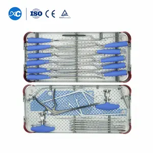 Conjunto de instrumentos de jaula intersomática anterior