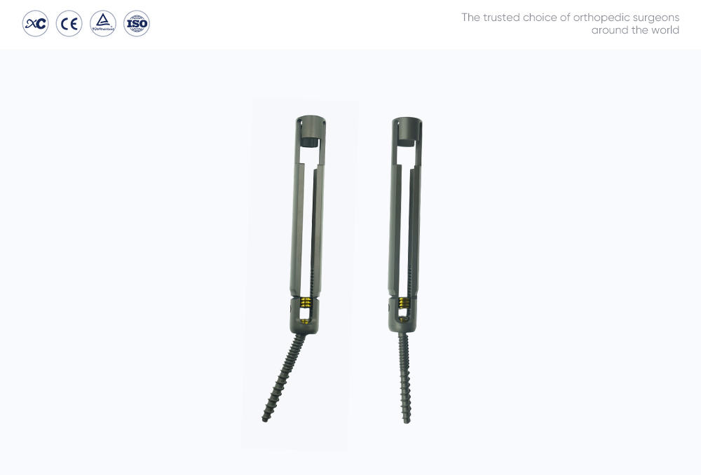 5.5 Tornillo pedicular MIS Spinal System II, tuerca de separaci&oacute;n, varilla curva MIS