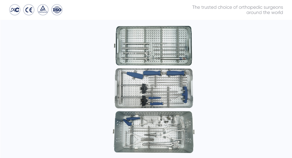 5.5 Bandejas de esterilizaci&oacute;n del juego de instrumentos MIS Spinal System II